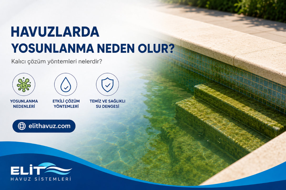 Havuzlarda Yosunlanma Neden Oluşur? Çözüm Yöntemleri Nelerdir?